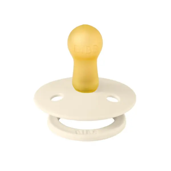 Bibs Colour Studio Kauçuk Emzik – Jasminefield Ivory, Size: 2 (6+ Ay)