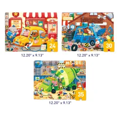 Mideer Level Up! Puzzle Serisi – Seviye 3: Şehir Ulaşımı