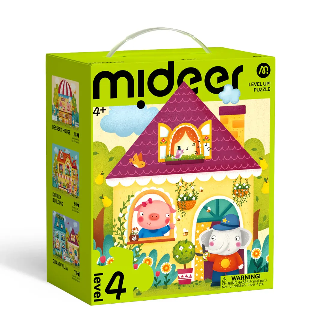 Mideer Level Up! Puzzle Serisi – Seviye 4: Masal Kasabası