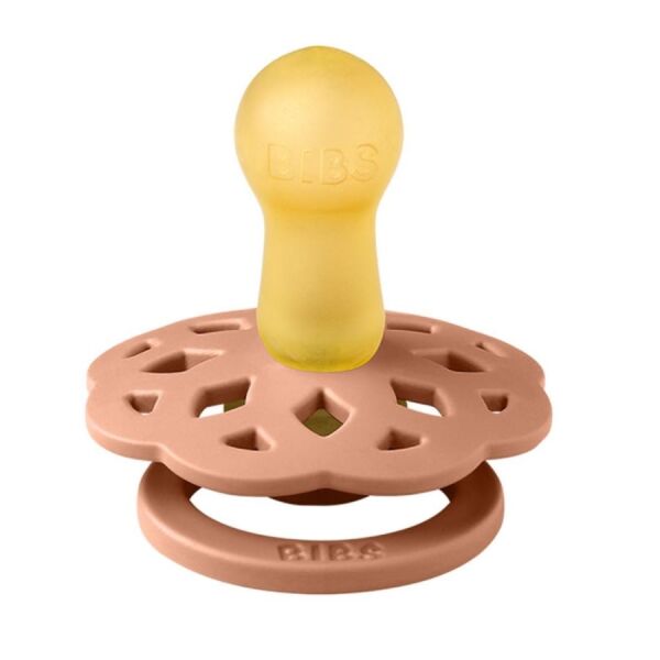 Bibs Boheme Kauçuk Emzik Peach 0‑6 Ay – Size: 1 (0-6 Ay)