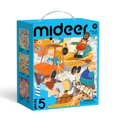 Mideer Level Up!  Puzzle Serisi – Seviye 5: Hareketli Pazar (88P-126P)