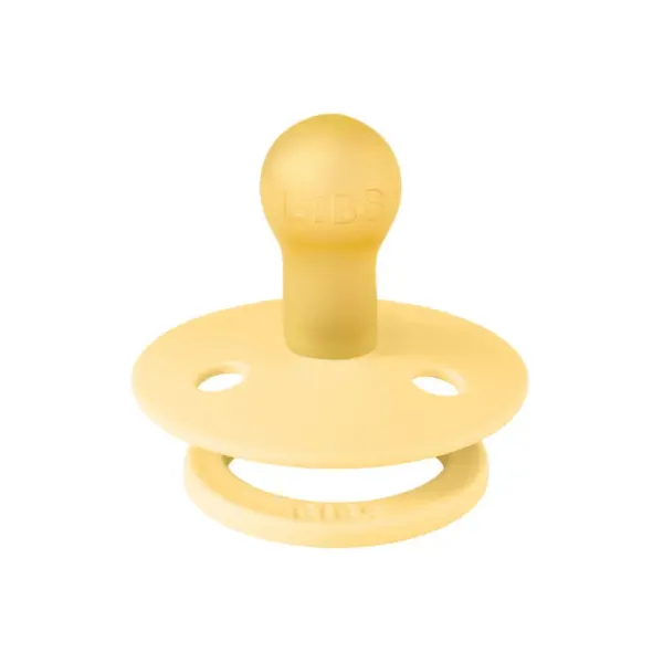 Bibs Colour Kauçuk Emzik - Pale Butter 0‑6 Ay – Size: 1 (0-6 Ay)