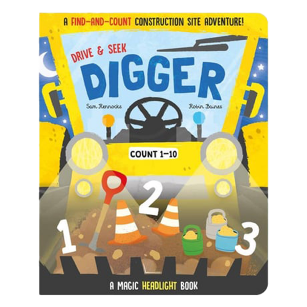 Drive and Seek Digger - A Magic Headlight Book