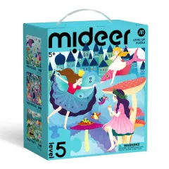 Mideer Level Up! Puzzle Serisi – Seviye 5: Fantastik Dünya (88P-126P)
