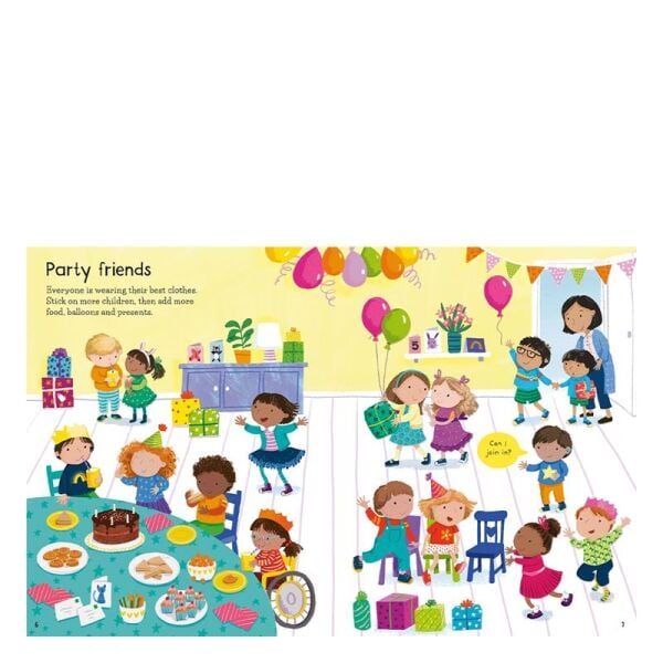 First Sticker Book My Friends