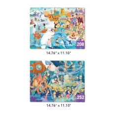 Mideer Level Up! Puzzle Serisi – Seviye 7: Okyanus Ezgileri (208P-252P)