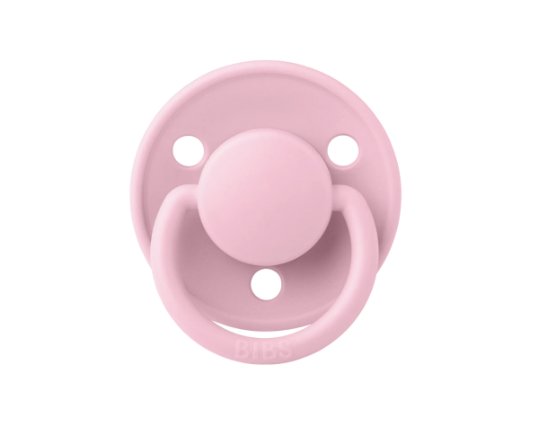 Bibs De Lux Kauçuk Emzik – Baby Pink, Size: 2 (6+ Ay)
