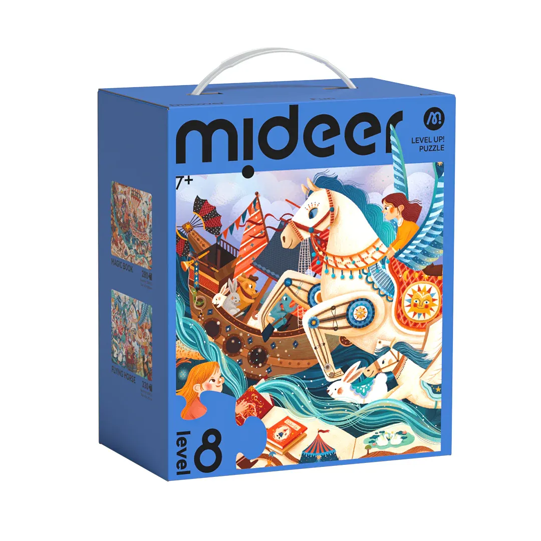 Mideer Level Up! Puzzle Serisi – Seviye 8: Sihirli Kitap ve Masal Diyarı (280P-330P)