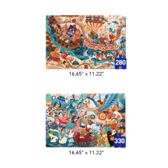 Mideer Level Up! Puzzle Serisi – Seviye 8: Sihirli Kitap ve Masal Diyarı (280P-330P)