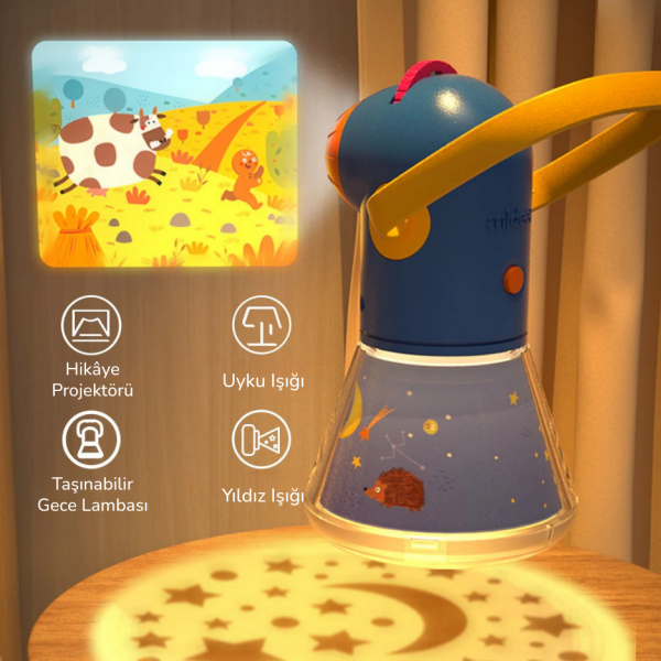Mideer Masal Projektörü-Kids Storybook Torch (4’ü 1 Arada)
