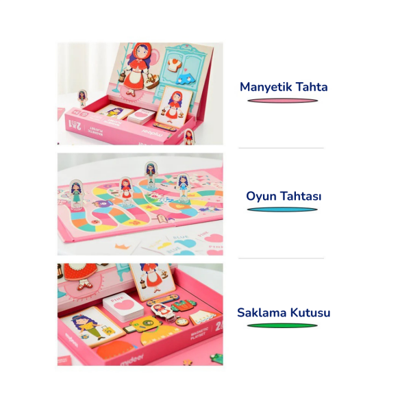 Mıknatıslı Giydirme Oyunu – Şirin Kız