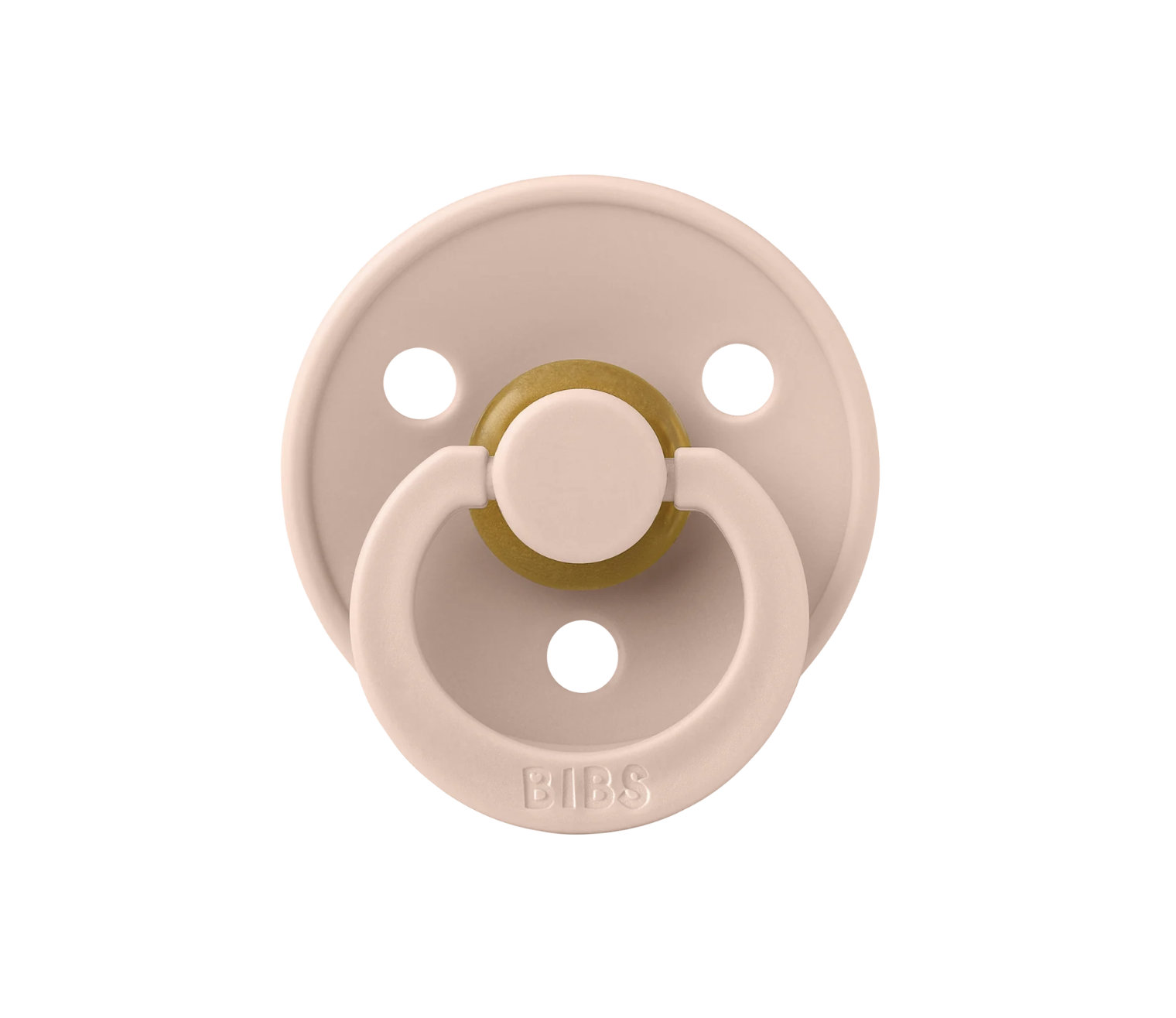 Bibs Colour Simetrik Kauçuk Emzik – Blush, Size: 1 (0-6 Ay)