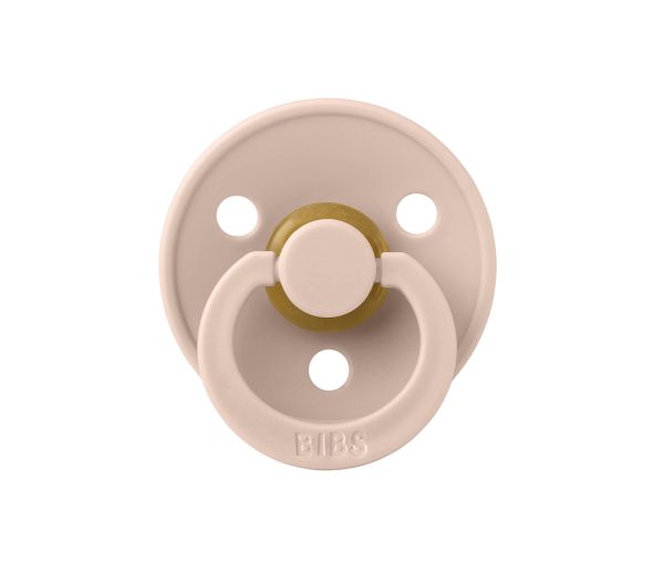 Bibs Colour Simetrik Kauçuk Emzik – Blush, Size: 1 (0-6 Ay)
