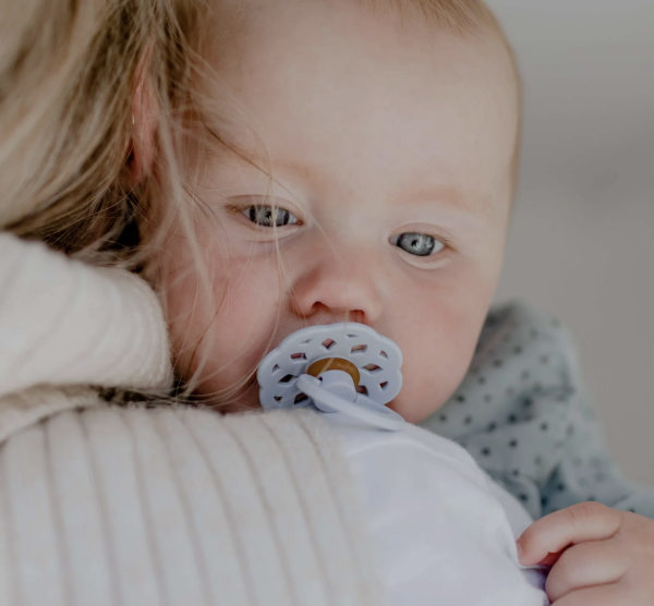 Bibs Boheme Kauçuk Emzik – Dusty Blue, Size: 2 (6+ Ay)