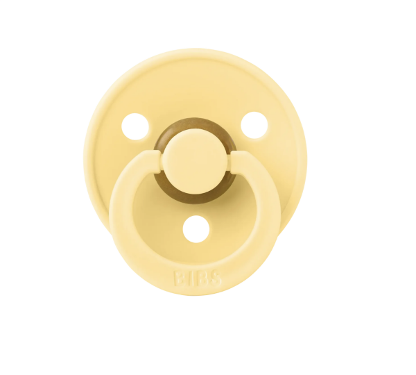 Bibs Colour Kauçuk Emzik – Pale Butter, Size: 2 (6+ Ay)