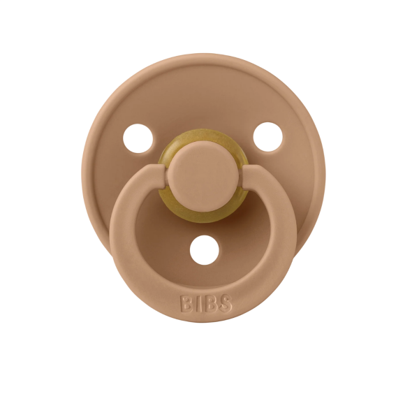 Bibs Colour Kauçuk Emzik – Earth, Size: 2 (6+ Ay)