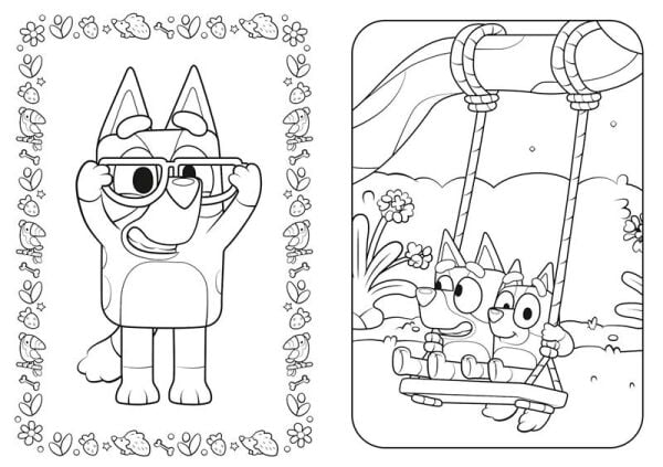 Bluey - Fun and Games Colouring Book