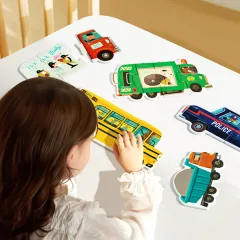 My First Puzzle -  Hareketli Arabalar