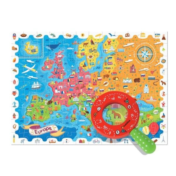 Dedektif Puzzle - Avrupa Haritası