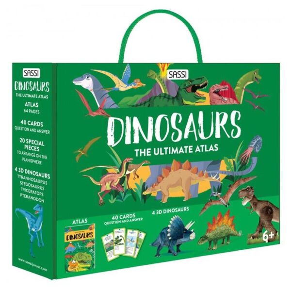 Puzzle - Atlas - Ayaklı Figür - Dinozorlar