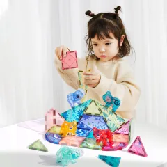 Mideer Renkli Magnetic Tiles  -  Sihirli Orman