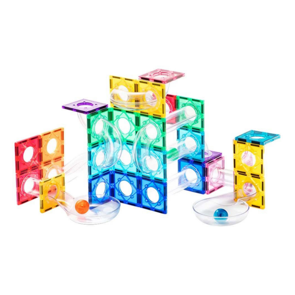 Mideer Renkli Magnetic Tiles - Top Oyunlu Parkur