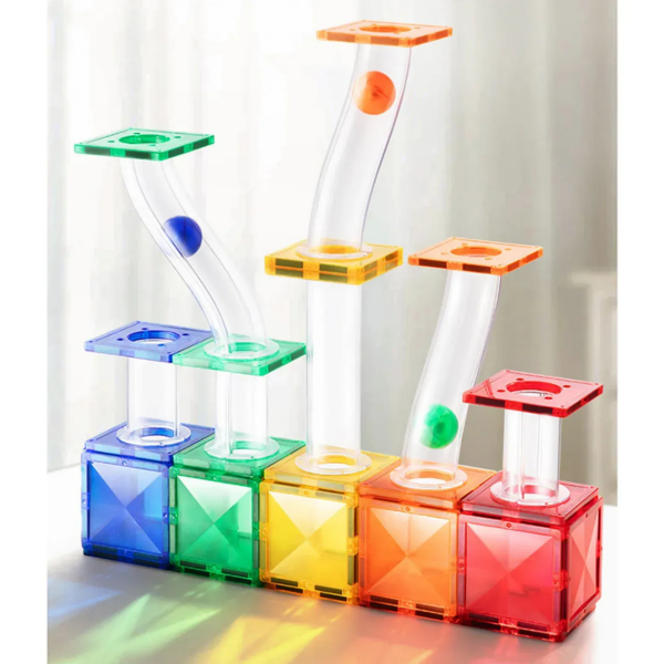 Mideer Renkli Magnetic Tiles - Top Oyunlu Parkur