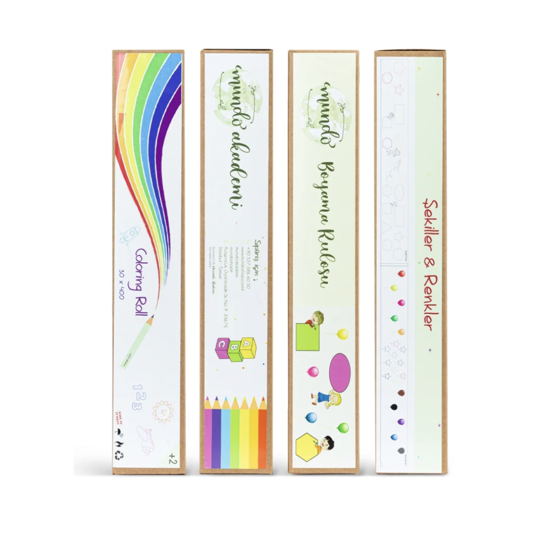 Boyama Rulosu - Şekiller ve Renkler