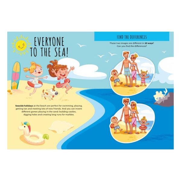 Sticker ve Aktivite Kitabı - Tatil Zamanı