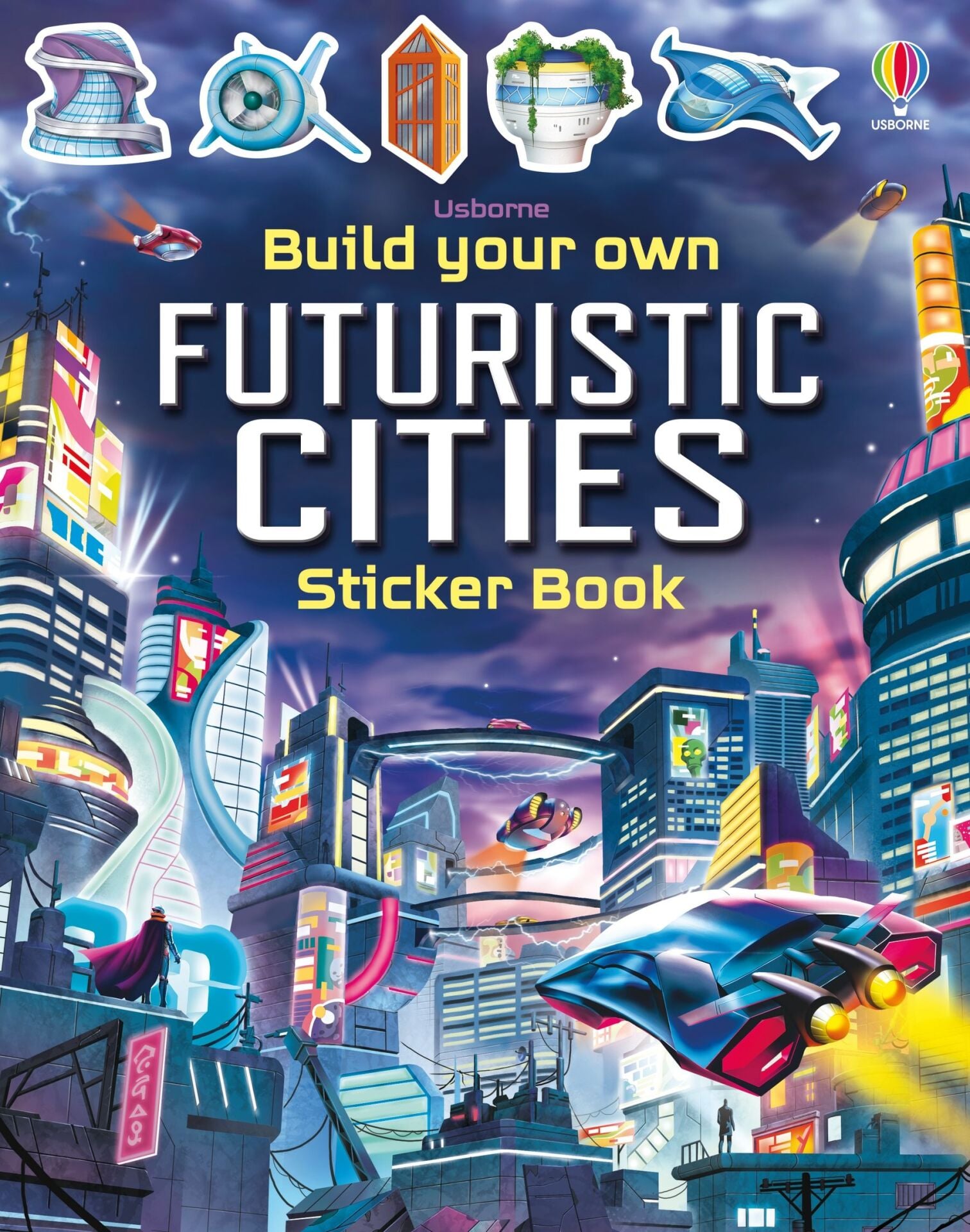 Build Your Own Futuristic Cities – Etkinlik & Çıkartma Kitabı