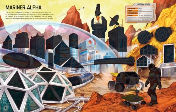 Build Your Own Futuristic Cities – Etkinlik & Çıkartma Kitabı