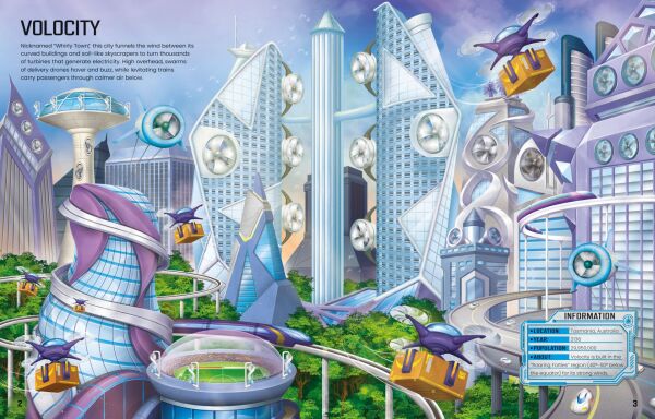 Build Your Own Futuristic Cities – Etkinlik & Çıkartma Kitabı
