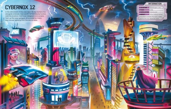 Build Your Own Futuristic Cities – Etkinlik & Çıkartma Kitabı