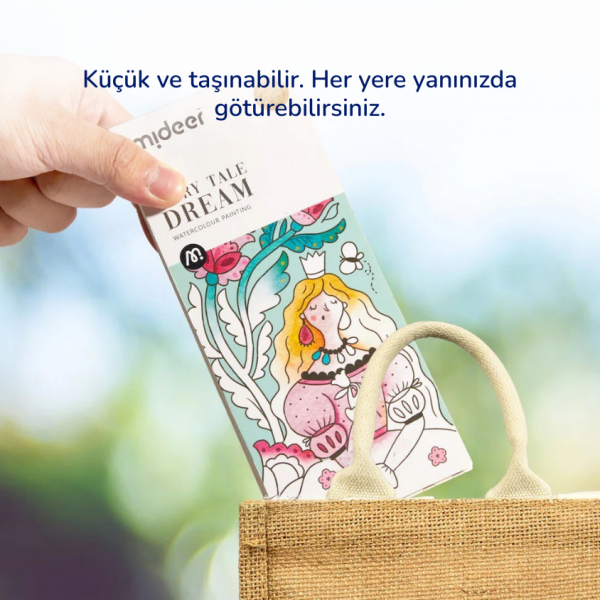 Mideer Akıllı Sulu Boya Defteri - Masal Dünyası