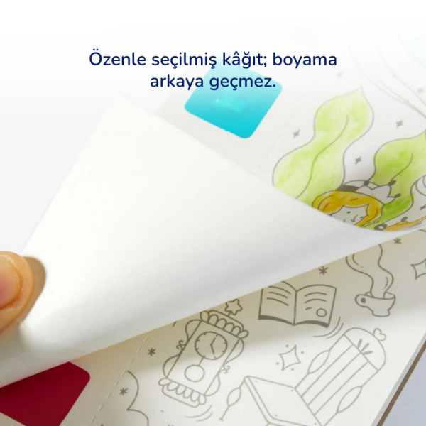 Mideer Akıllı Sulu Boya Defteri - Masal Dünyası