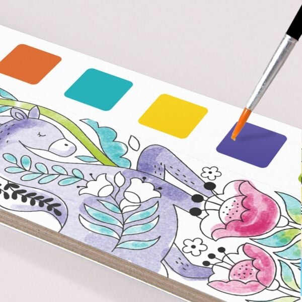 Mideer Akıllı Sulu Boya Defteri - Harika Orman