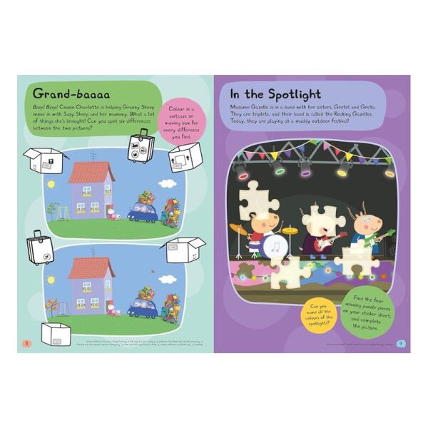 Peppa Pig Fantastic Families Sticker Activity Book