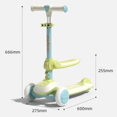 Mideer Katlanabilir Çocuk Scooter- Yeşil