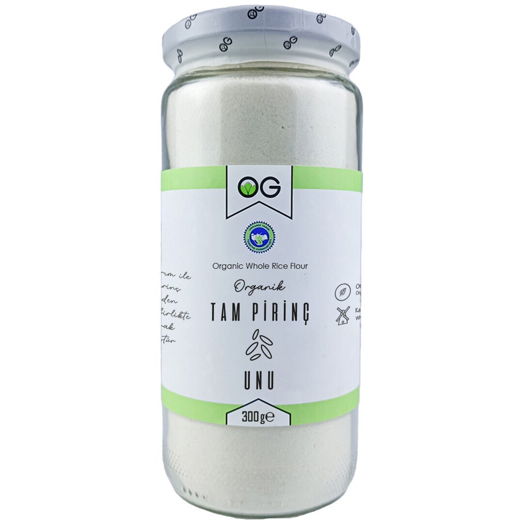 Organik Tam Pirinç Unu 300 Gr