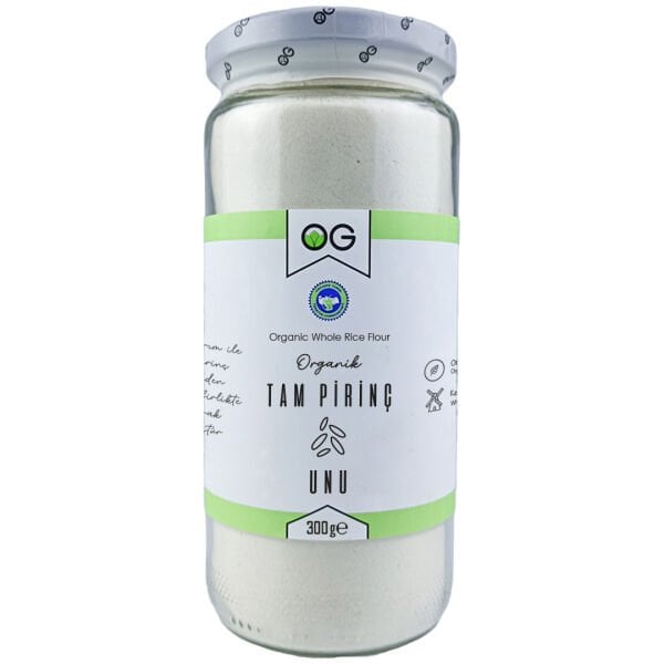 Organik Tam Pirinç Unu 300 Gr