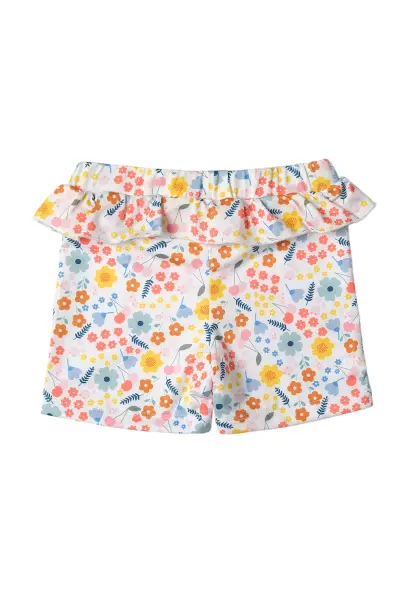 UV Korumalı Alt Üst Kız Bebek Set - Pretty Floral 0-6 Ay