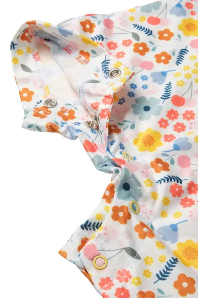 UV Korumalı Bebek Tek Parça Mayo-Pretty Floral 18-24 Ay