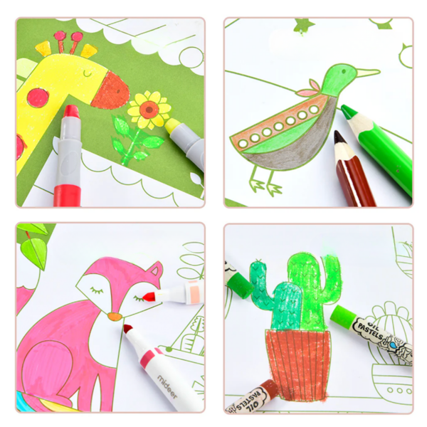 Çizim ve Boyama Kitabı - Mavi