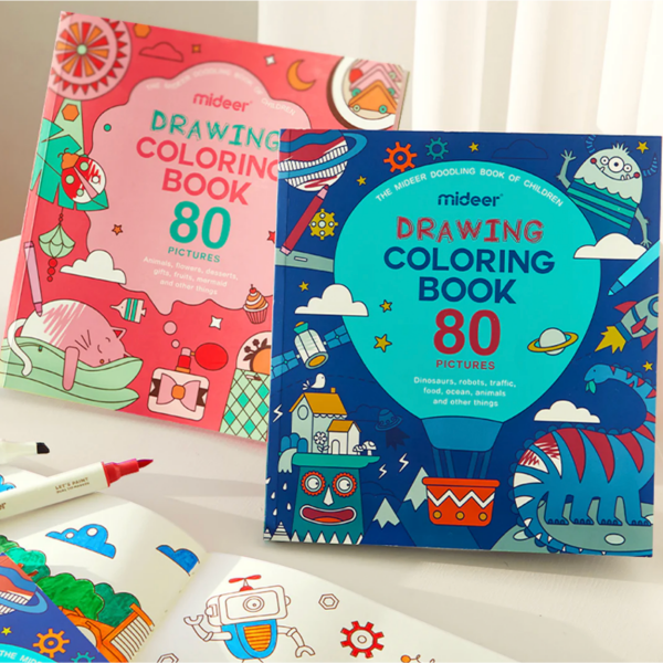 Çizim ve Boyama Kitabı - Mavi