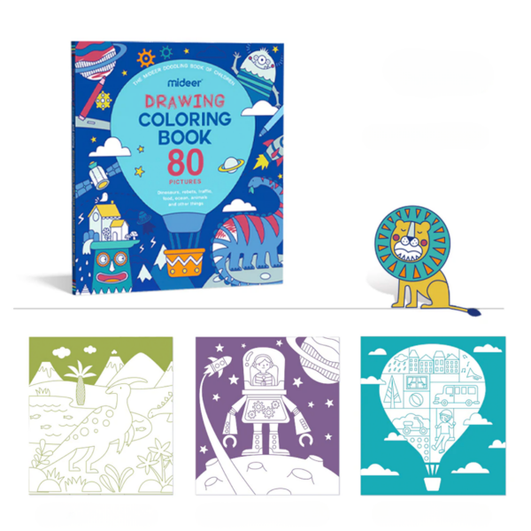 Çizim ve Boyama Kitabı - Mavi