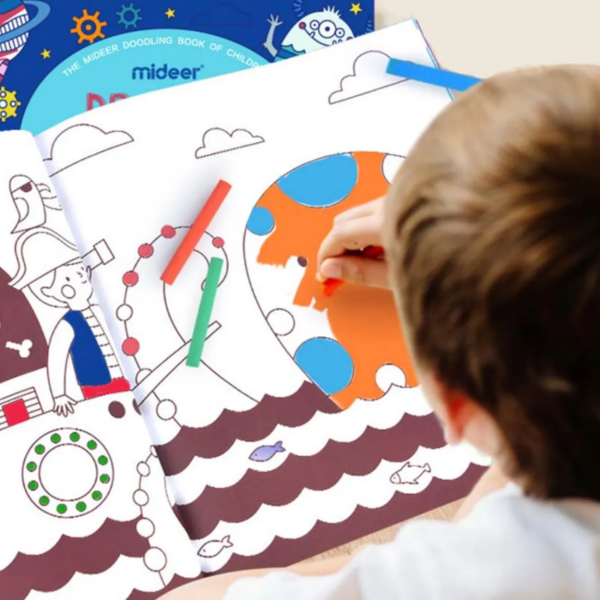 Çizim ve Boyama Kitabı - Mavi