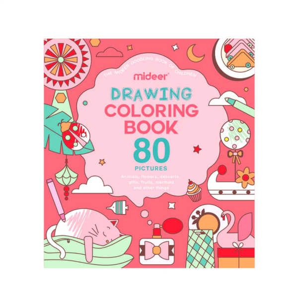 Çizim ve Boyama Kitabı - Pembe
