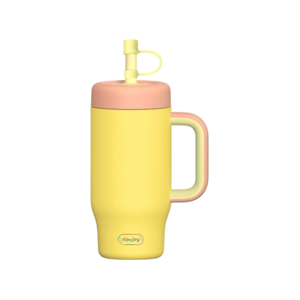 HandleHug Tumbler - Sarı, 550 ml
