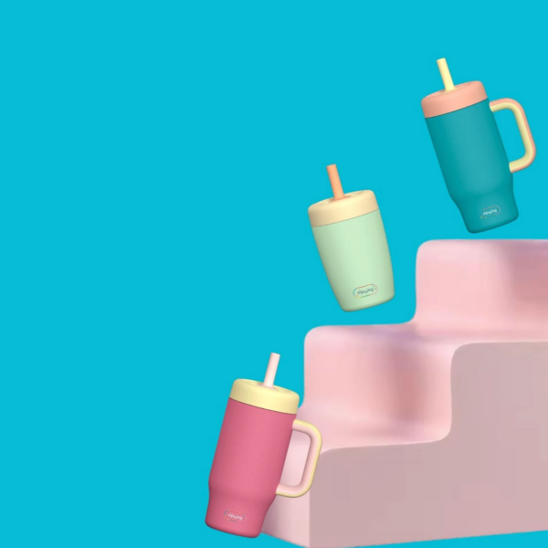 HandleHug Tumbler - Pembe, 550 ml