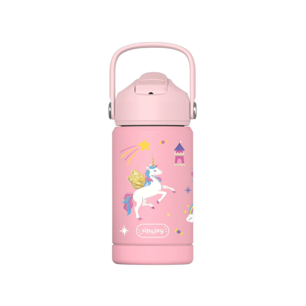 FlipSip Çocuk Su Termosu - Golden Horn, 360 ml